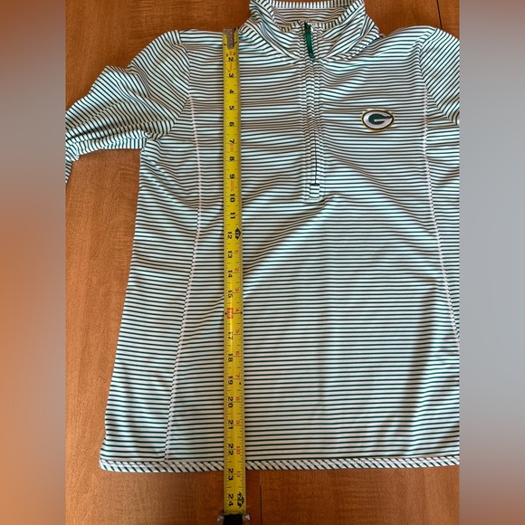 Vinyard Vines Sankaty Green Bay Packers Quarter-Zip Pullover - Picture 9 of 9